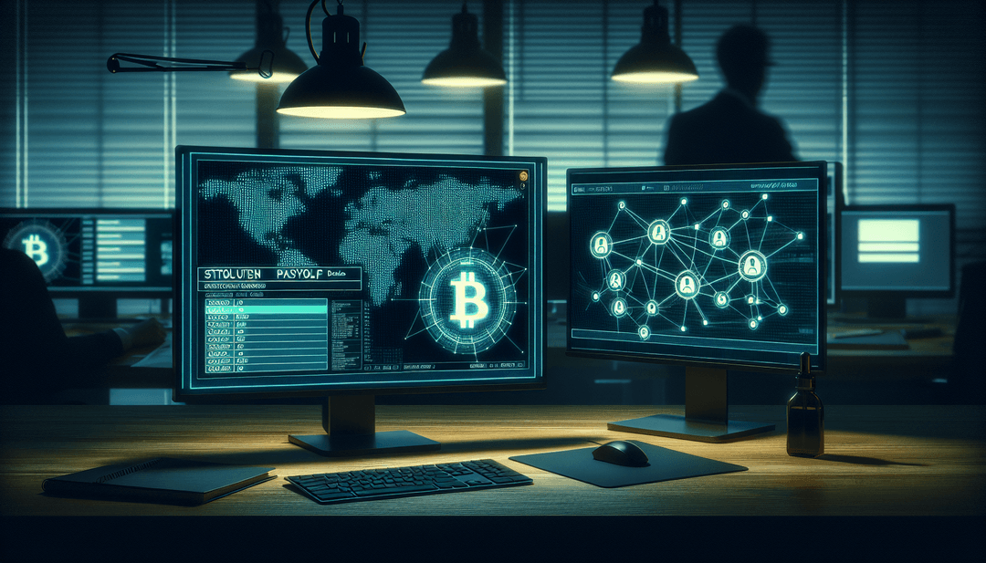 Data-analist steelt loonlijst en eist 2,5 miljoen Bitcoin