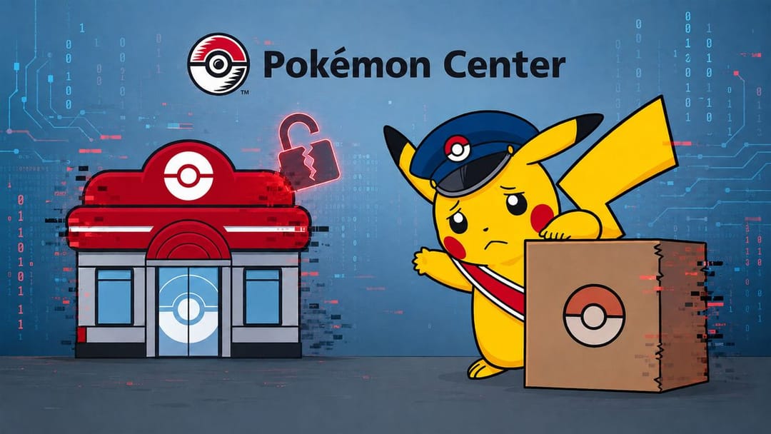 Data-inbreuk bij Pokémon Center leidt tot annulering bestellingen