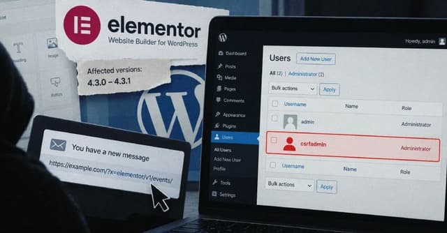 Kritieke CSRF-kwetsbaarheid in Elementor plugin laat overname WordPress-sites toe